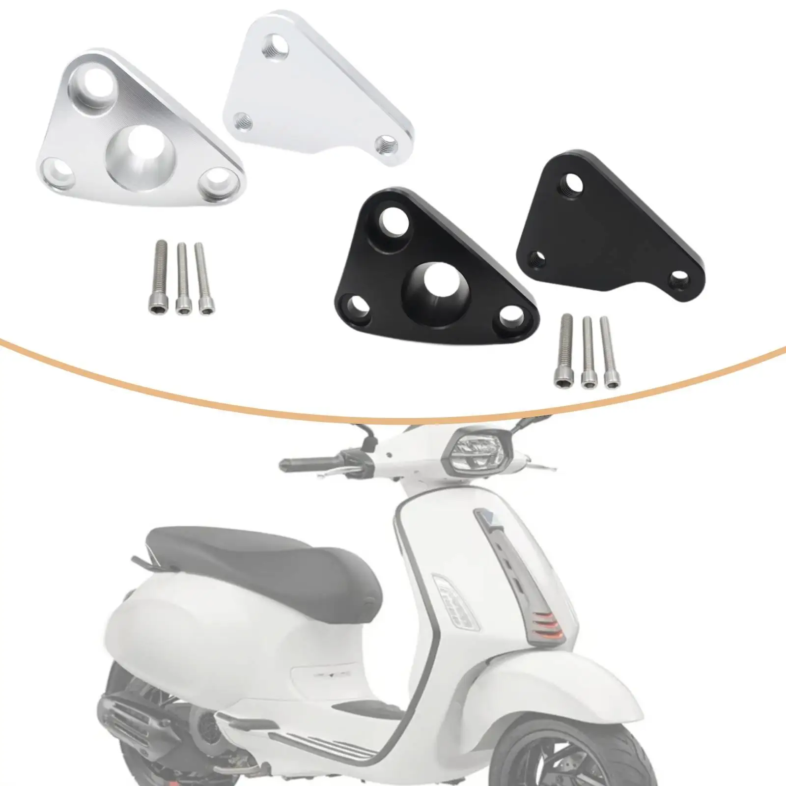 Rear Lowering Link Precision Fit Drop Dog Bones Motorbike Accessory for Vespa Primavera 150