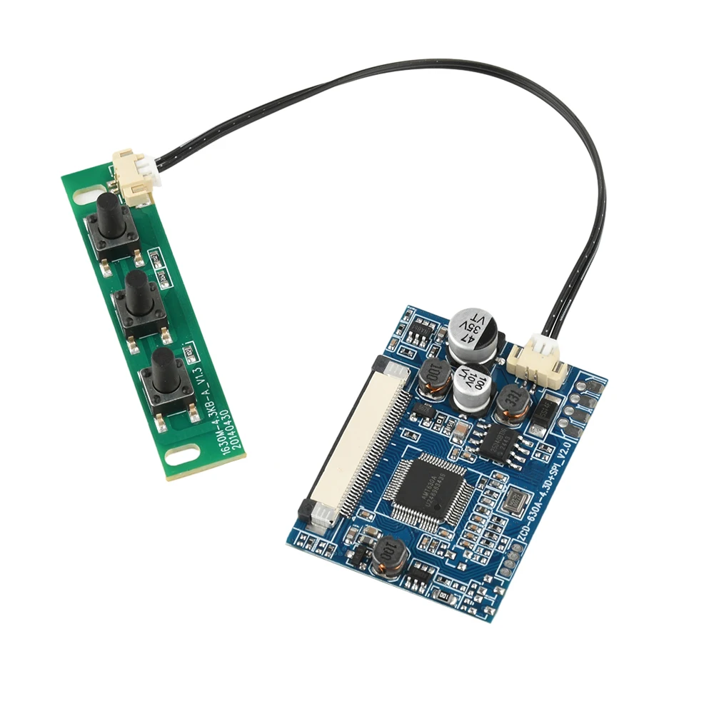 

12-24 В переменного тока, 4,3/5-дюймовый ЖК-дисплей, монитор, плата управления драйвером, комплект материнской платы монитора, совместимая с DVD и камерой заднего вида