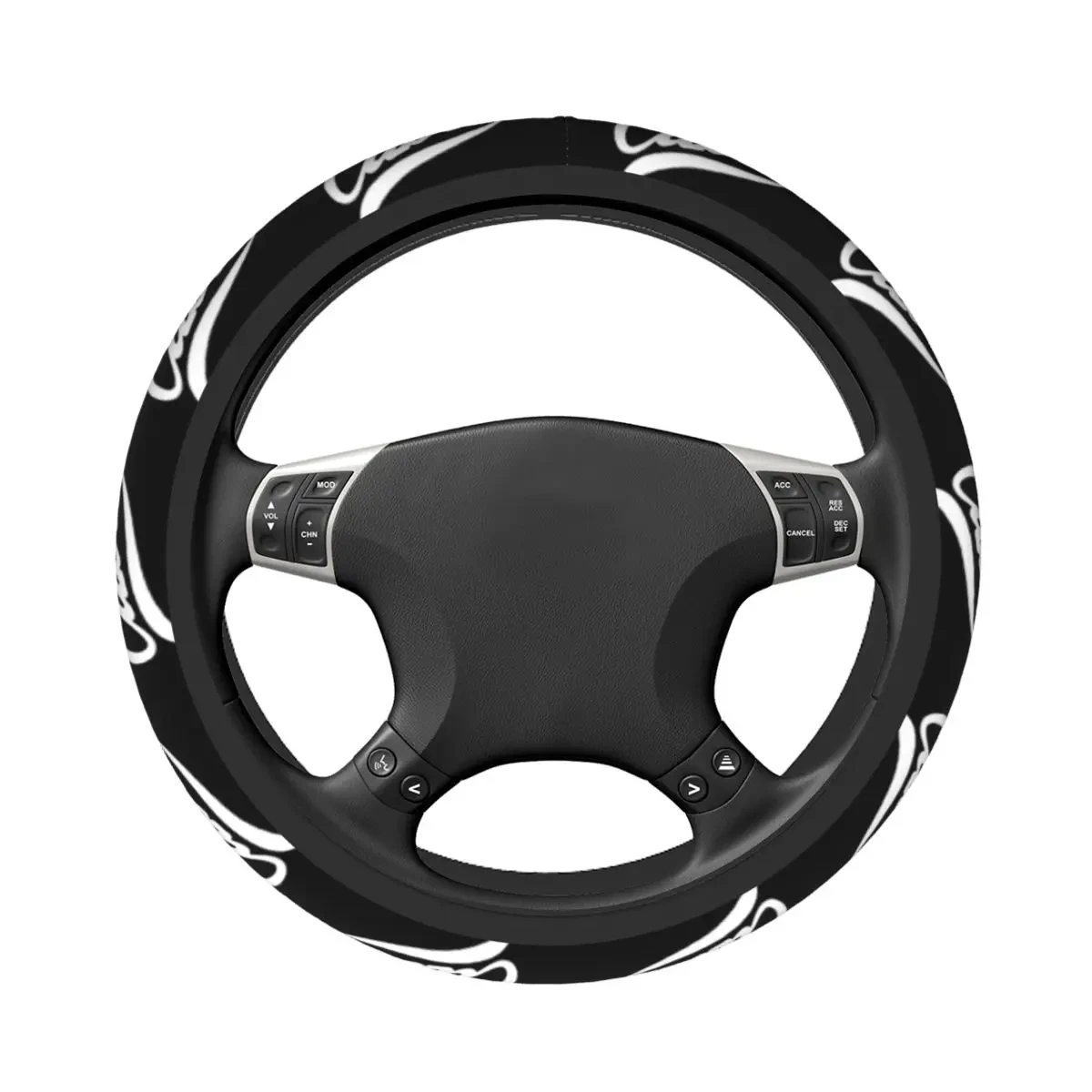 Cuba Cuban Flag Car Steering Wheel Cover 37-38 Elastic Auto Steering Wheel Protector Elastische Car-styling Accessories