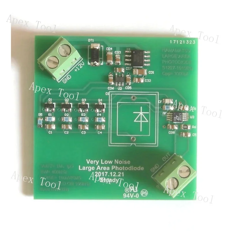 Ultra Low Noise Large Area Photodiode Amplifier Silicon Photovoltaic Amplifier