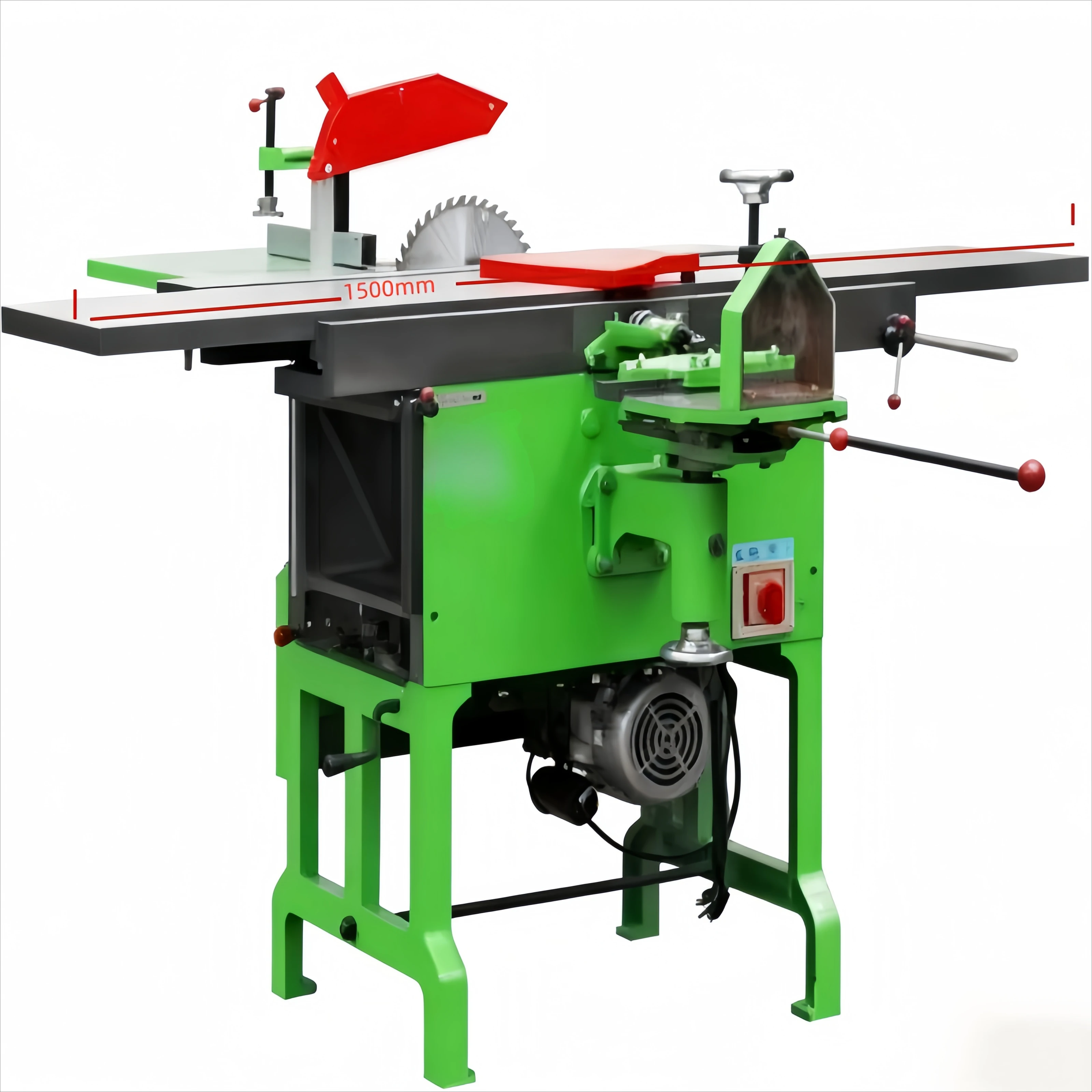 

Bench Type Planing-Thicknessing Multifunction Machine Woodworking Bench Planer with Mortising Function