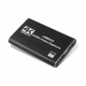 Kayıt Kutusundaki Canlı Akış Kamerası için bir Video Yakalama Kartı, Kapmak Kaydedici, USB 3.0, HDMI, 4k, 1080p, 60 fps, HD, Uyumlu HDMI için videoda çekilen 6 büyük satış-no. 6
