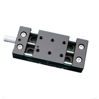 CNC screw feed type manual slide table X-axis aluminum alloy linear optical axis guide fine-tuning table stroke 40mm 50mm