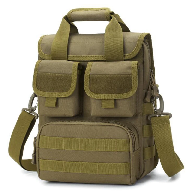 Men Tactical Handbag Laptop  Bag Shoulder Crossbody Bags Camouflage Molle Hunting Camping Hiking Sports Outdoor