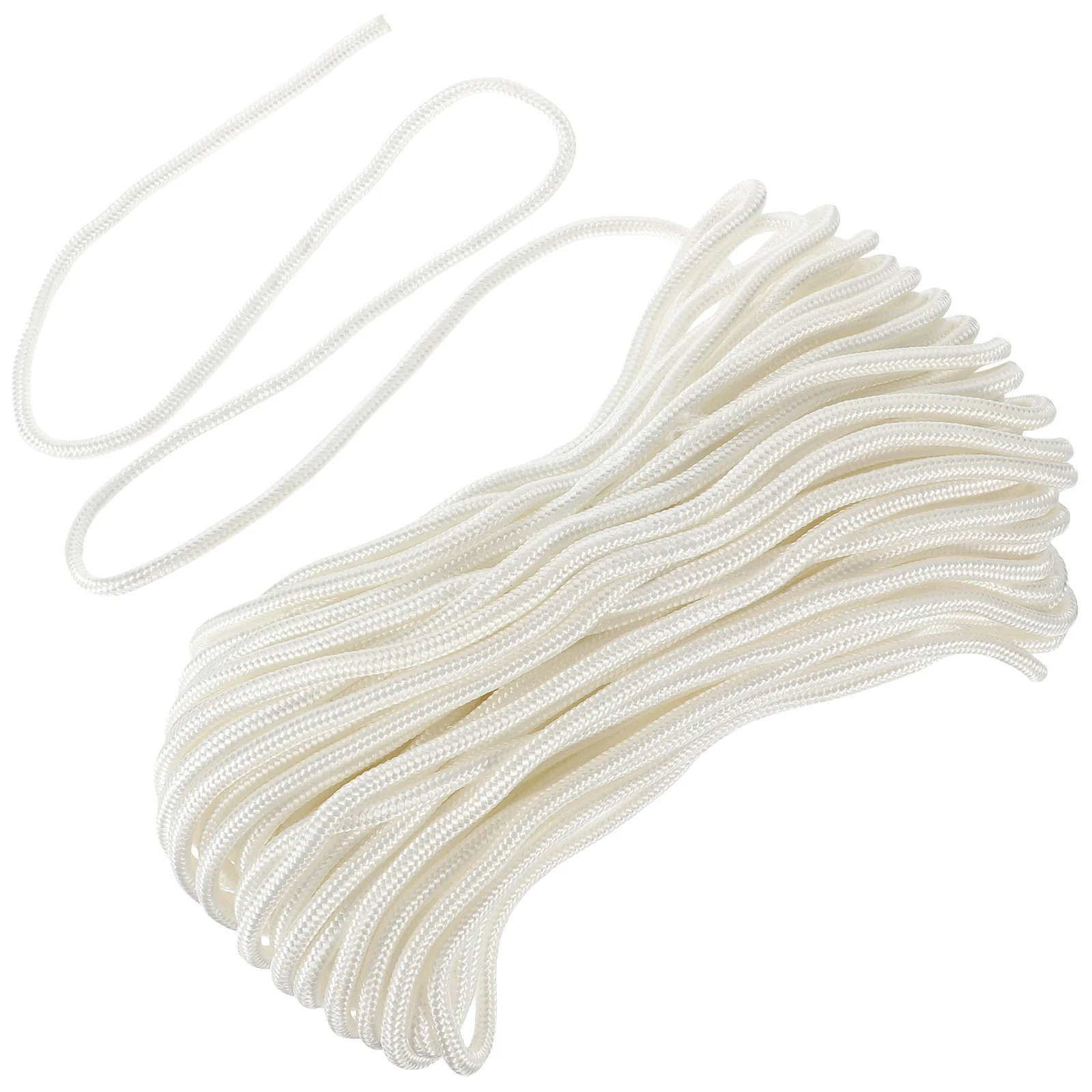 

30m Braided Nylon Rope Solid Tough Weather Resistant for Camping Clothes Drying 6mm Bright Color Braided Nylon Rope