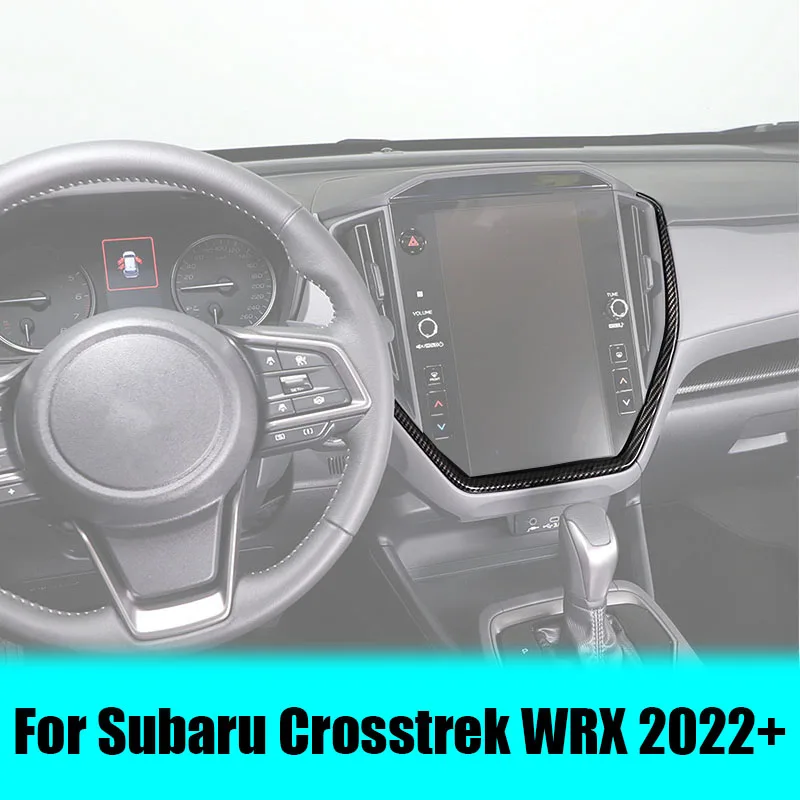 

For Subaru Crosstrek WRX 2022+ ABS car central air outlet U-shaped trim interior modification accessories