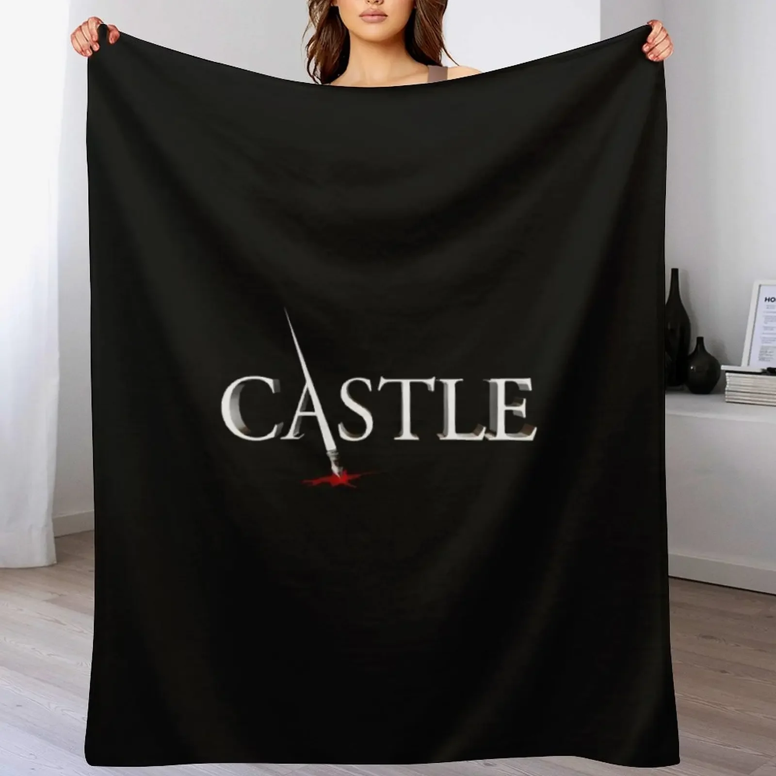 

Castle Throw Blanket Warm Napping Blanket for Office Couch Bed