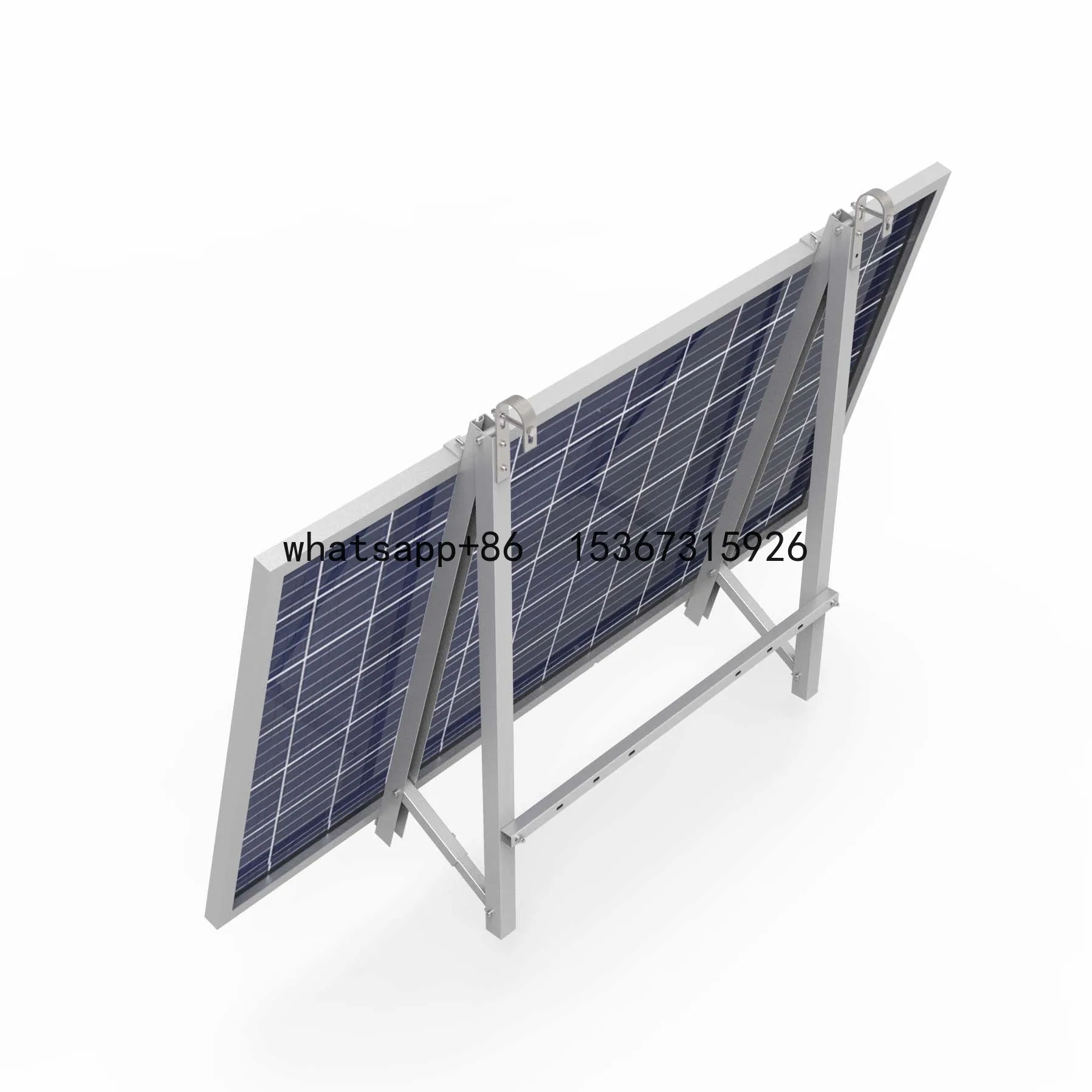 Corrugated Metal Roof Solar Mountings Brackets With Mid End Clamp Mini Roof Rails Solar Structure System