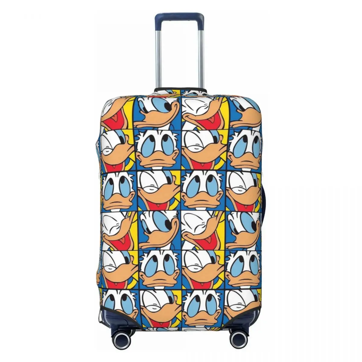 

Custom Cartoon Anime Figures Donald Duck Luggage Cover Protector Dust Proof Comics Travel Suitcase Covers