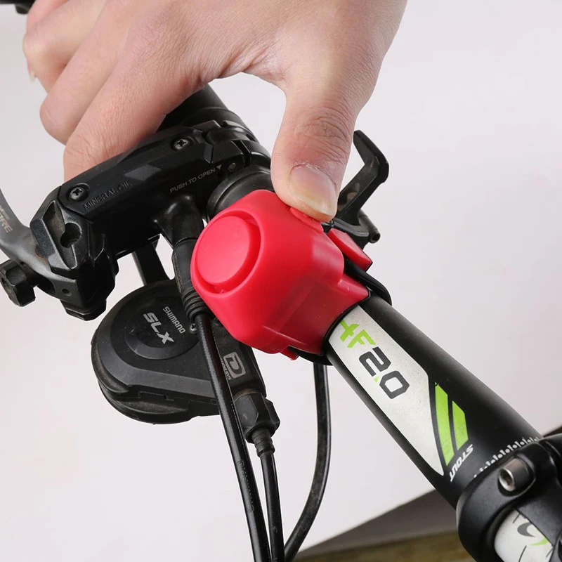 Bike Electronic Loud Horn 130 db Warning Safety Electric Bell Police Siren Bicycle Handlebar Alarm Ring Bell Cycling Scooter