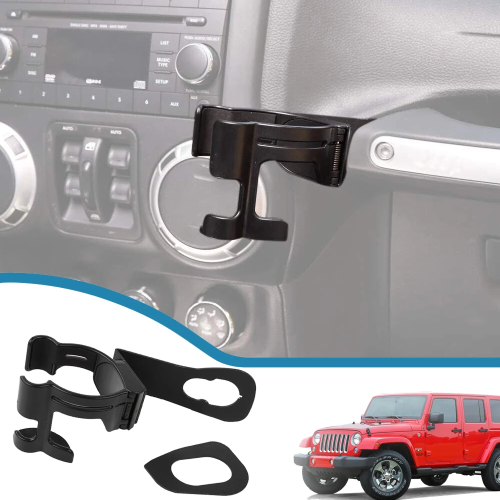 

Car Mount Phone Holder GPS Mount Bracket Multifunction Water Cup Drink Stand for Jeep Wrangler JK 2011-2017 Interior Accessories