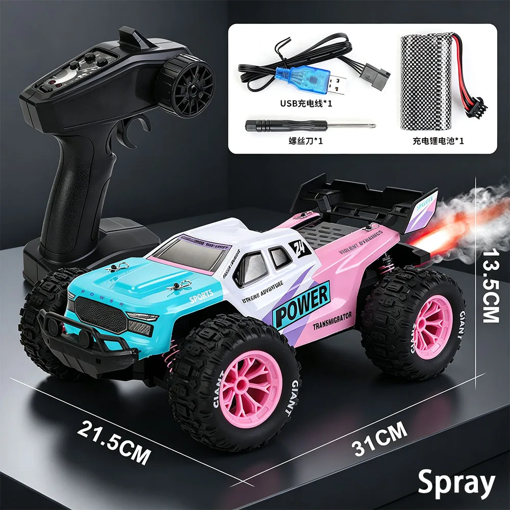 75KM 4WD /H RC Car Super Brushle High Speed Buggy 4x4 Off Road Remote Control High Speed Drift Racing Truck Drift Racing Toy Gif view 4