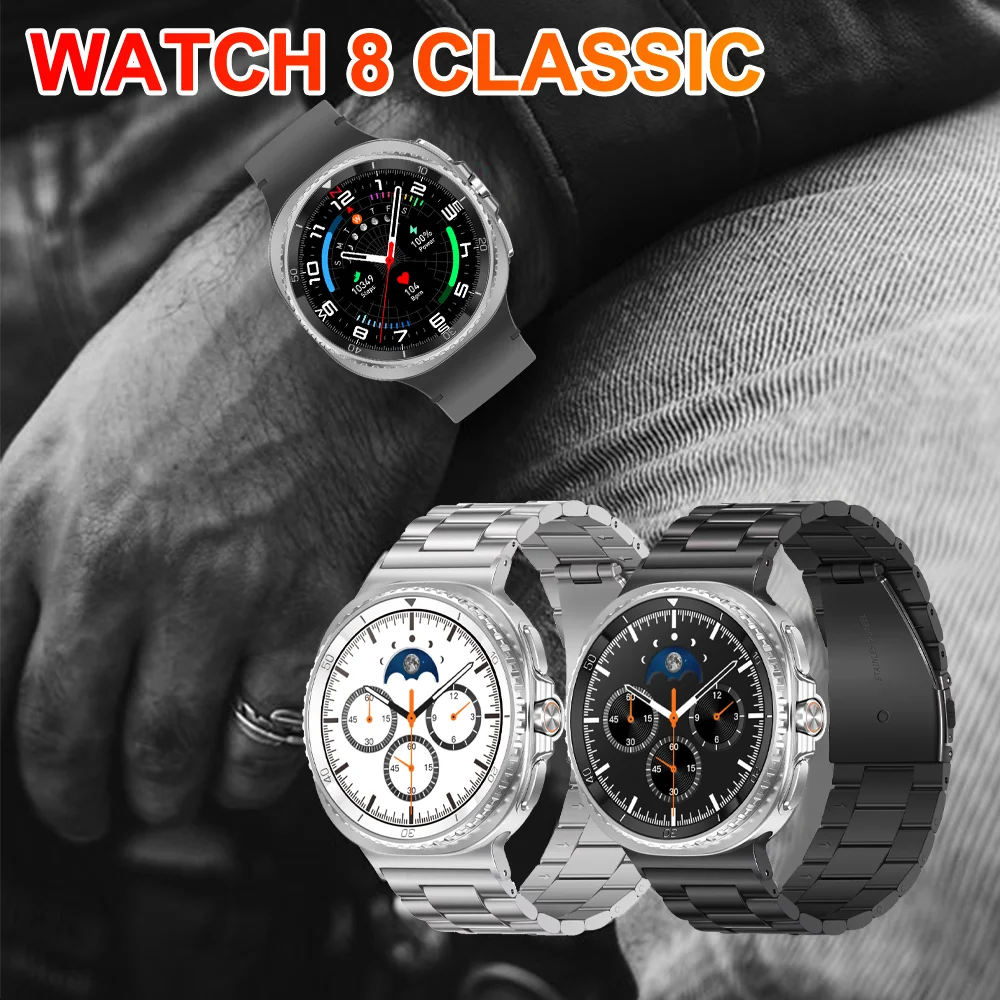 

2025 Новые часы 8 Ultra Smart Watch Классические NFC Мониторинг здоровья Bluetooth Вызов 3ATM Водонепроницаемые HD Для IOS Android Smartwatch