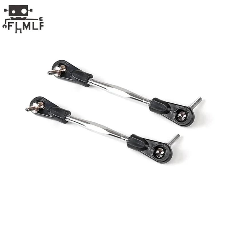 Rc รถพลาสติกพวงมาลัยดึง Rod ชุดที่มี Ball Fit 1/5 HPI ROFUN BAHA ROVAN KM MCD BAJA 5B 5 ครั้ง 5SC รถบรรทุกอะไหล่ของเล่น