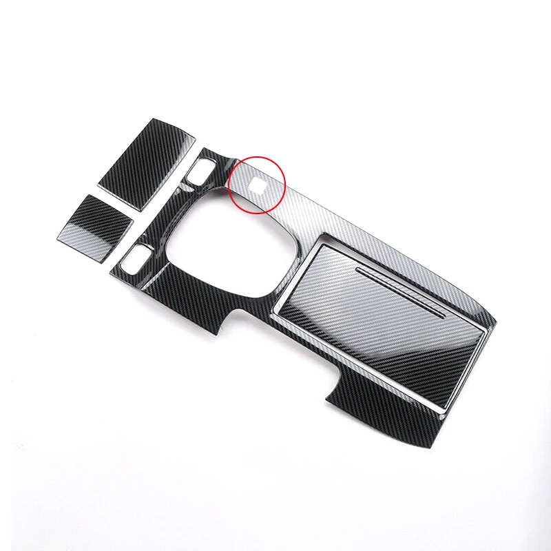 4Pcs LHD Car Central Console Gear Shift Box Panel Cover Trim Fit for Honda Accord 8th Crosstour 2008 2009 2010 2011 2012 2013
