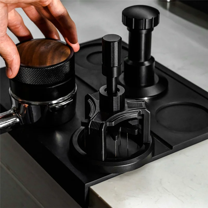 A68M-WDT أداة قهوة اسبريسو النمام الموزع قابل للتعديل عمق اسبريسو النمام أداة الروتاري مسحوق القهوة إبرة 58 مللي متر