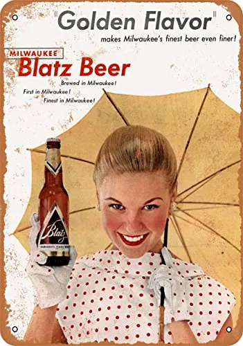 Metal Sign - 1954 Blatz Beer - Vintage Look