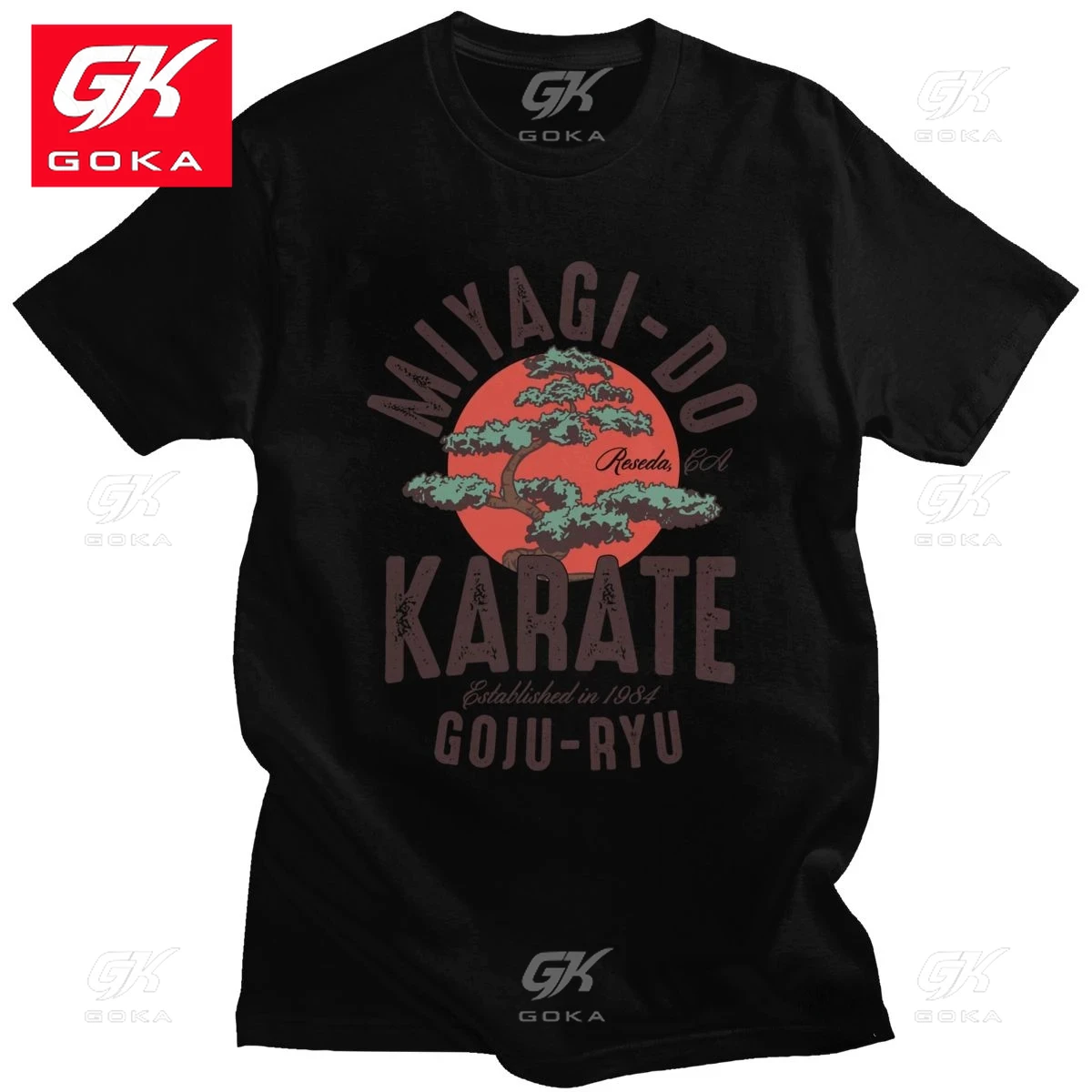 Japanese Kung Fu T Shirt Miyagi Do Inspired Karate Kid Printed Cotton T Shirts Women Men Vintage Cobra Kai Casual Short Sleeve