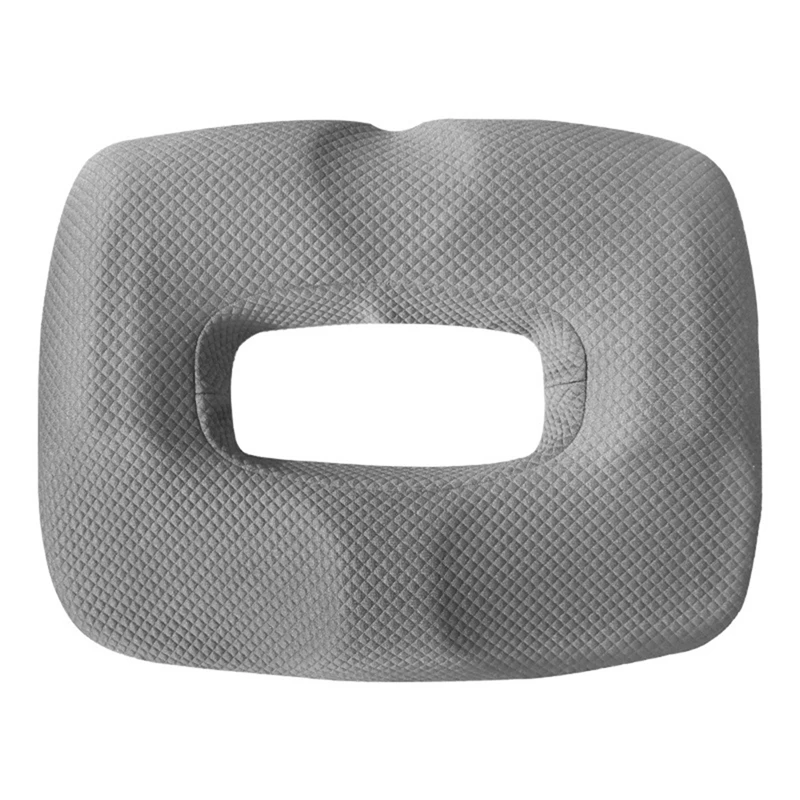 Almofada de espuma de memória das mulheres grávidas, rebote lento, almofada maternidade, oco, descompressão, cinza, 1 peça