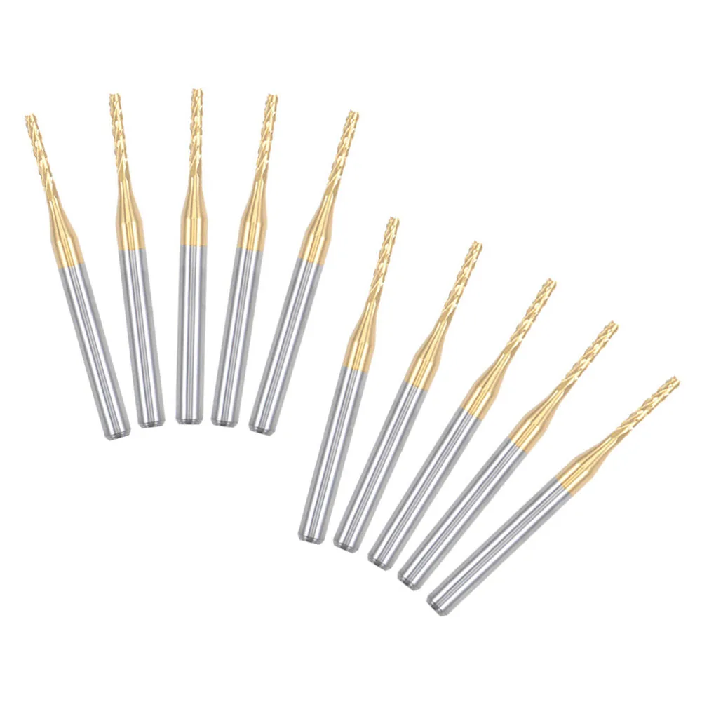 革新的なデザイン 最適な耐久性と効率を備えた超硬ルータービット 10 個パック、各直径 1 5mm を測定