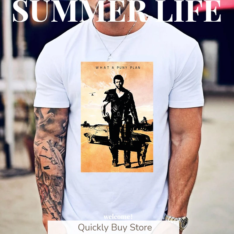 Mad Max T Shirt Men Fury Road Movie Warrior Tom Hardy Action Sci Fi Driving Cars Tee Tops Men Women summer Casual Streetwear