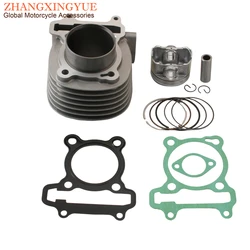 Scooter 57.4mm Big Bore Racing Cylinder Kit For Sym GR125 XS125T Symphony Sr Orbit Jet 4 125 Upgrade from 125cc to 150cc 4T