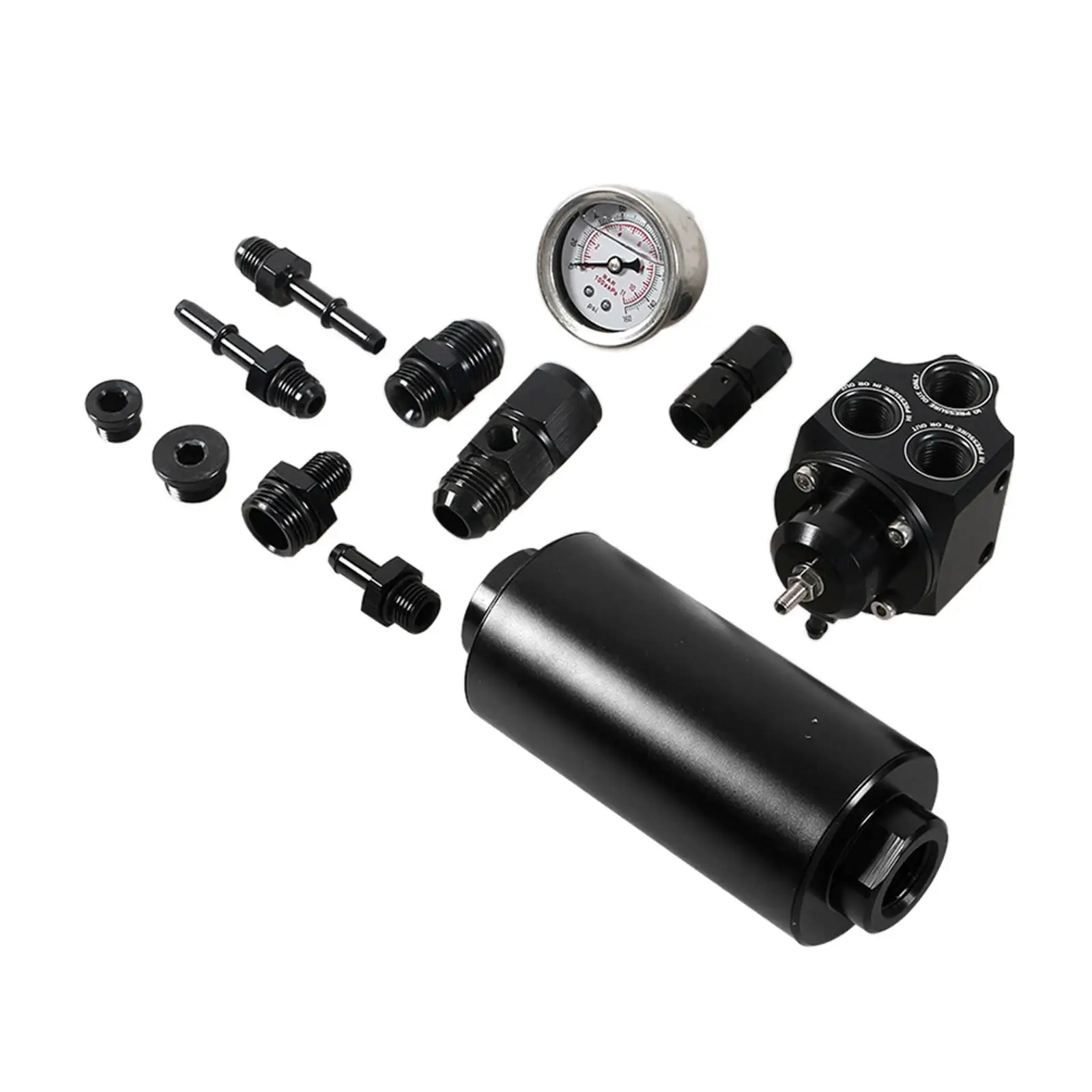 

Fuel Pressure Regulator Fuel Filter Kit Professional Accessories with Bolt-in Kit Fuel Manager Fits for BMW E46 M3 01-06