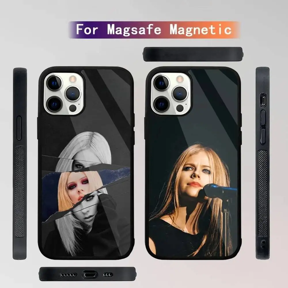 

Singer Avril Lavigne-S Phone Case For iPhone 16,15,14,13,12,11,Plus,Pro,Max Mini Magsafe Magnetic Wireless Charging
