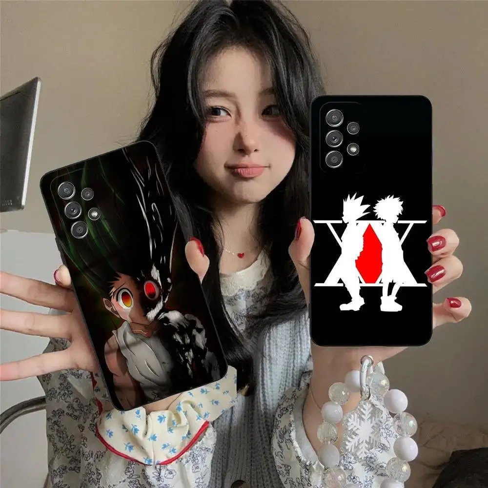 

Anime H-Hunter X-Hunterr Phone Case For Samsung S25,S24,S21,S22,S23,S30,Ultra,S20,Plus,Fe,Lite,5G Black Cover