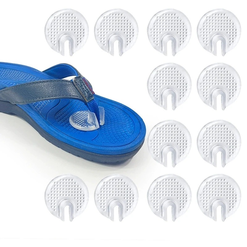 

1/2/5/10Pairs Transparent Gel Shoes Inserts shoe-pad Cushion Flip Flop Sandals Toe Separator Massage Shoe Insole Cushion Pad