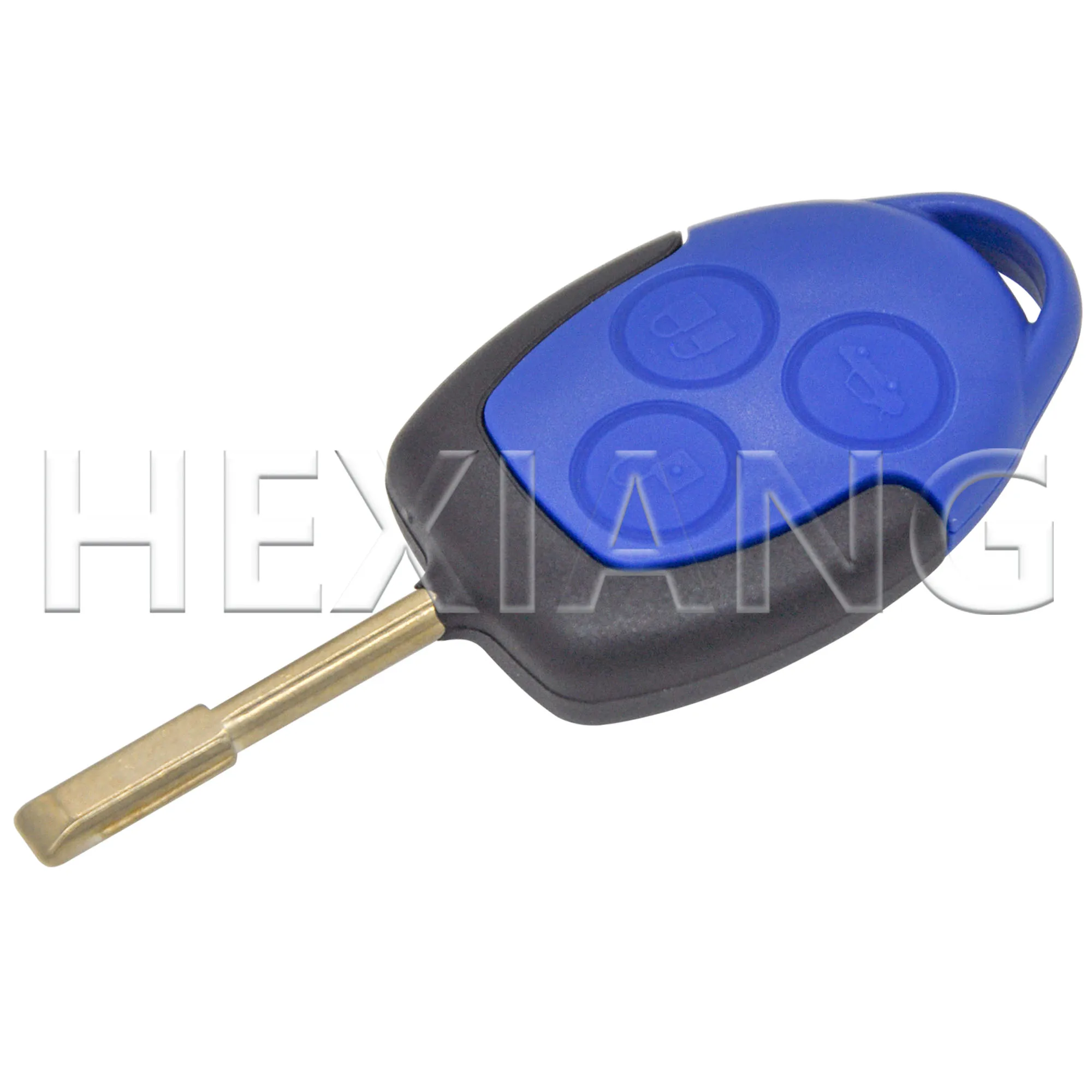 HE 3 pulsanti di ricambio FO21 Blade Car Remote Key Shell Case per Blue Ford Transit Connect Mk7