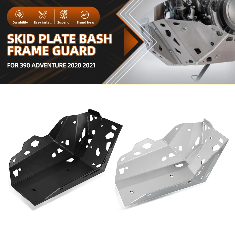 

Motorcycle Engine Cover Skid Plate Bash Frame Belly Pan Sump Guard Protector FOR KTM 390 ADVENTURE 2019 2020 2021 2022 2023 2024