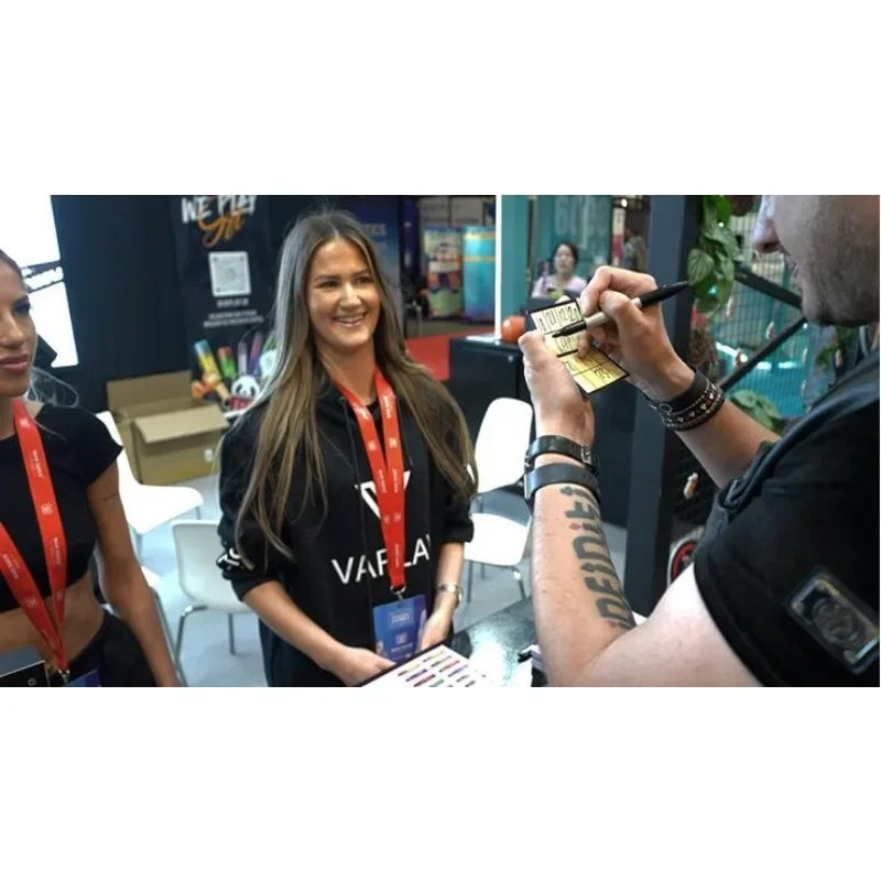 EDC Squared Gimmicks von Mark Traversoni Card Magic and Trick Decks Street Magic Tricks Close Up Magia Requisiten Illusions Funny Game