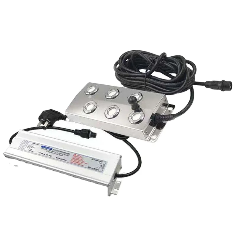

6 Head Ultrasonic Atomizer Industrial Humidifier Fog Machine Parts Ultrasonic Mist Maker Fogger With Power