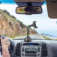Car Suction Cup Phone Mount Auto Fixed Navigation Bracket Adjustable Angle Design Cell Phone Holder For Truck Sedan SUV RV