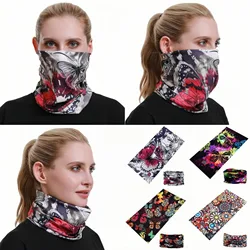 Beautiful Butterfly Flower Design Women's Magic Seamless Bandanas Sports Masks Headband Cycling Balaclava Female Headwear