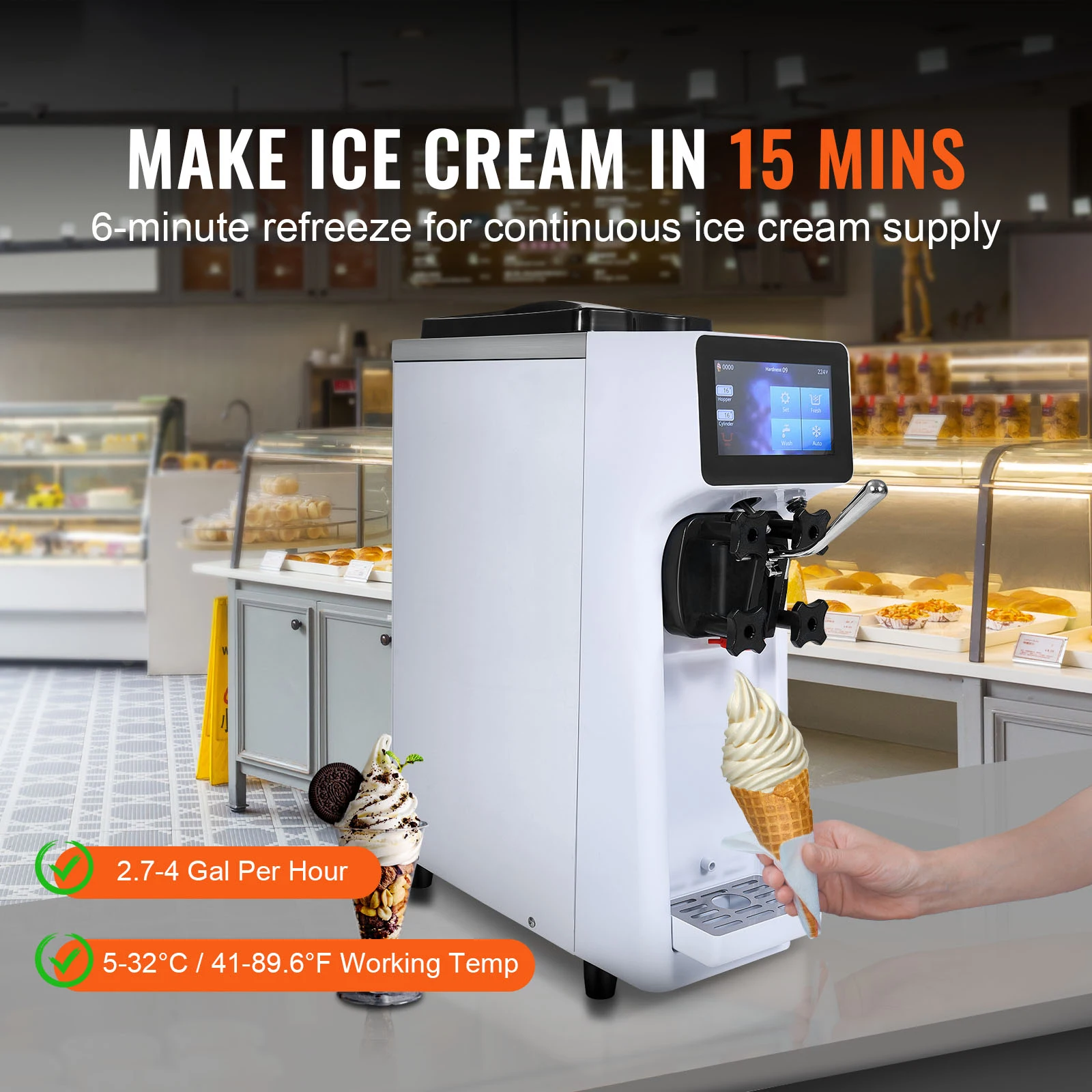 Profesjonalna maszyna do lodów – Commercial Ice Maker recenzja i cena