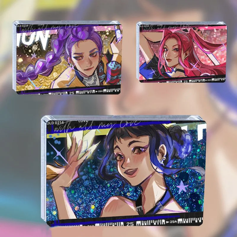 Anime KPop Hunters Rumi Mira Zoey Cartoon Figuren Quicksand Ständer Modell Dekorationen Weihnachten Halloween Party Geschenke Jungen Mädchen