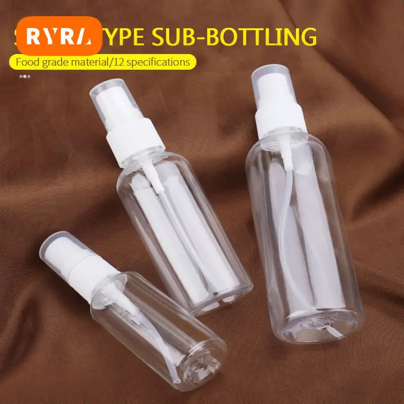 Refillable Bottles Empty Spray Bottle Transparent Plastic Perfume Bottles Mini Cosmetic Spray Bottle Atomizer 20/30/50 ML