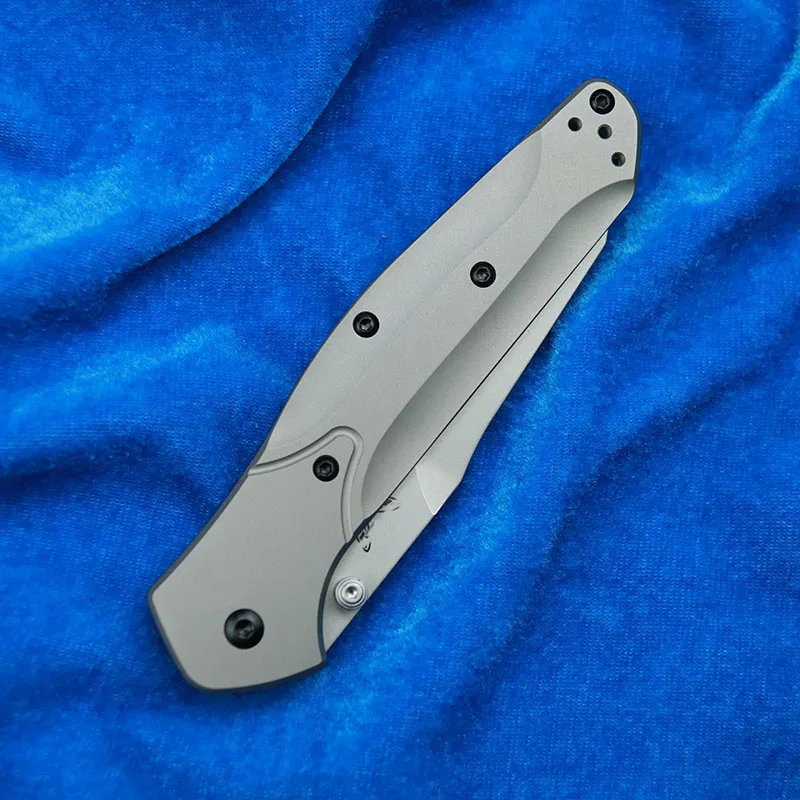 LEMIFSHE Custom Made 940 cuscinetto in ceramica manico in titanio Mark S90V Blade Camp Hunt Pocket Tactical Tool coltello multiuso pieghevole