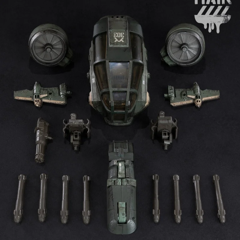 In Stock Acid Rain World Black Box Project Pbb-Ar003 Marine Vorrathlander Vl4m (Amphibious Landing Craft) – 1/18 Scale Articulat
