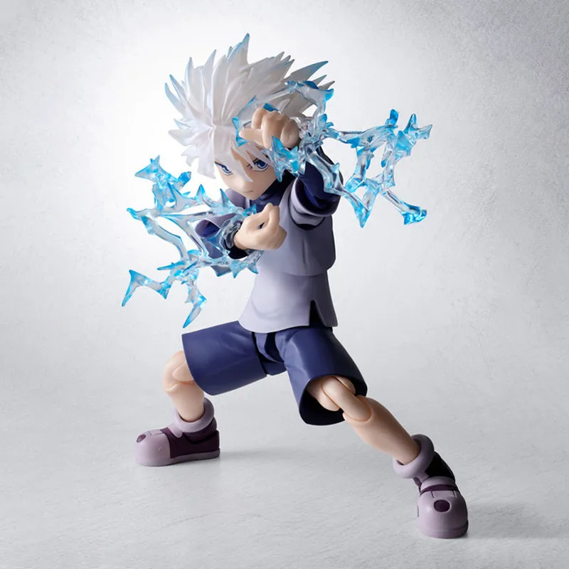 In Stock Shf Figuarts Hunter X Hunter Killua Zoldyck Gon Anime Action Figure Finished Model Ornaments Collection Gifts
