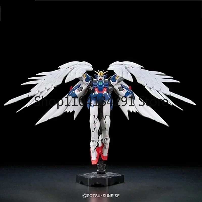 ของแท้ แบรนด์ใหม่ มีสินค้าในสต็อก แบนได ของแท้ RG 17 วิง ซีโร่ แองเจิล วิง ซีโร่ กันดั้ม รุ่น EW พร้อมขนหลุด