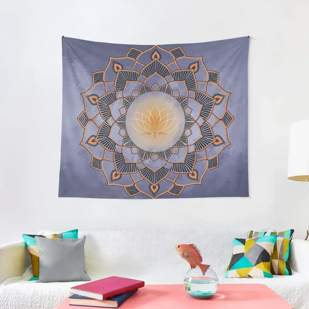 

Mandala Lotus Flower / Zen Yoga Meditation Mandala Tapestry House Decor Bedroom Decor Aesthetic Tapestry