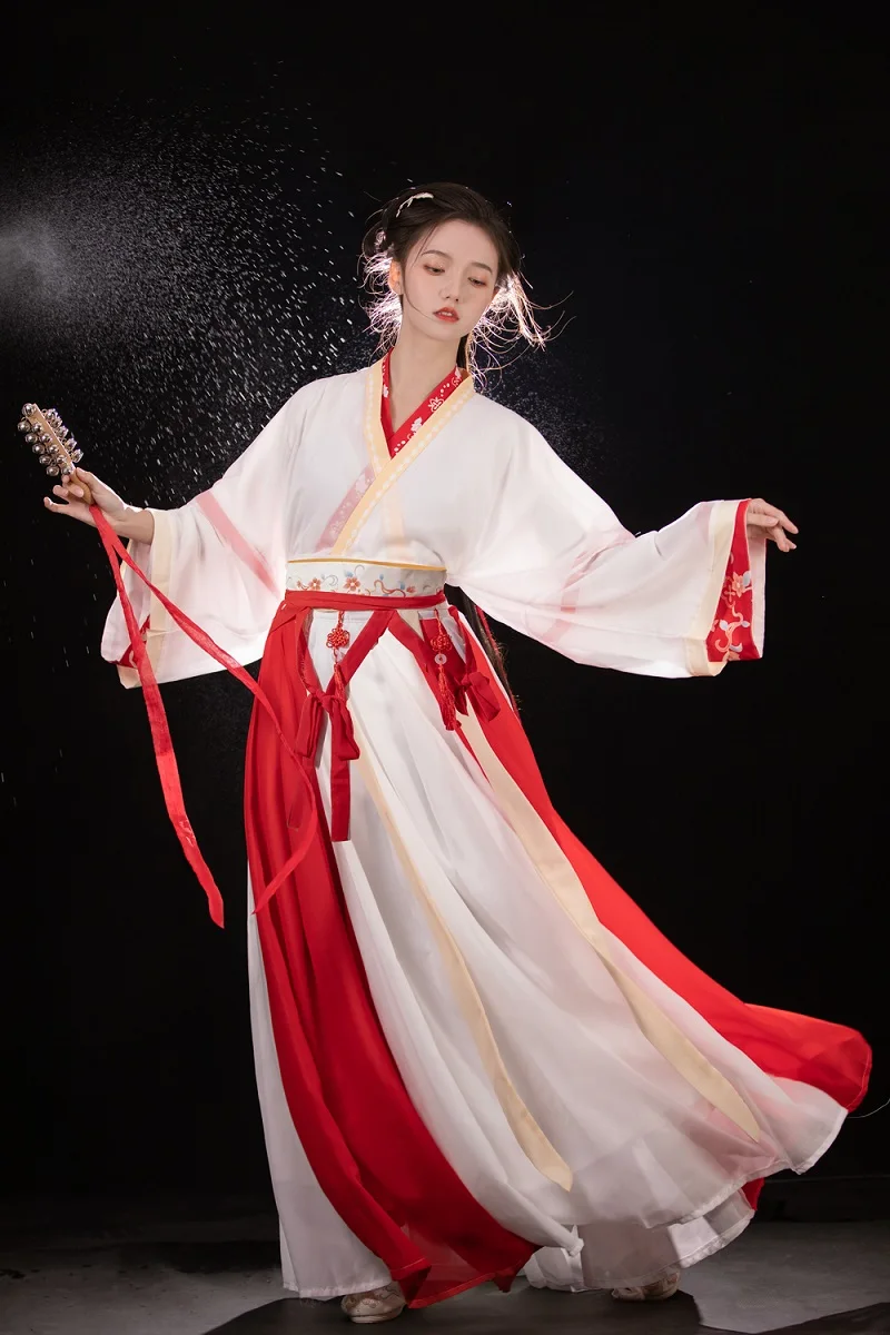 For Graduation Original Hanfu Ancient Chinese Costume Women Clothes Traditional Hanfu Dance Costumes Folk Fairy Dress