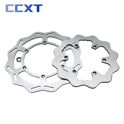 Imagen 2 del producto Rotores de discos de freno delantero y trasero para motocicleta, 260MM, 220MM, para Husqvarna FE FC FX TE TC TX 125 250 300 350 400 450 501 2014 2015-2023