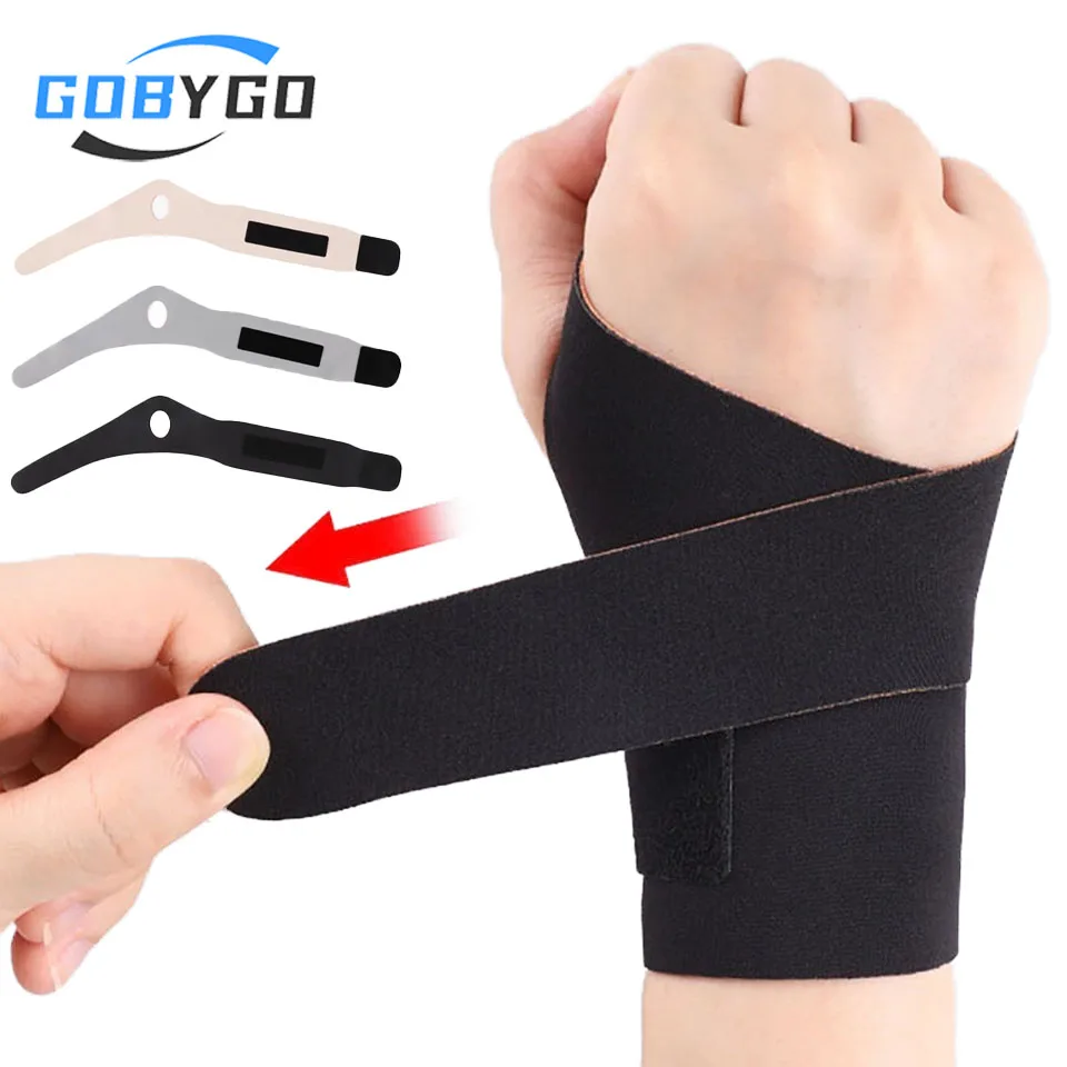 Image of GOBYGO 1/2 Stück dünner Handgelenkschutz zur Verhinderung von Handgelenkverstauchungen, Badminton, Tennis, Sehnenscheide, Gelenkzerrung, Wegfahrsperre, Männer und Frauen, Unisex