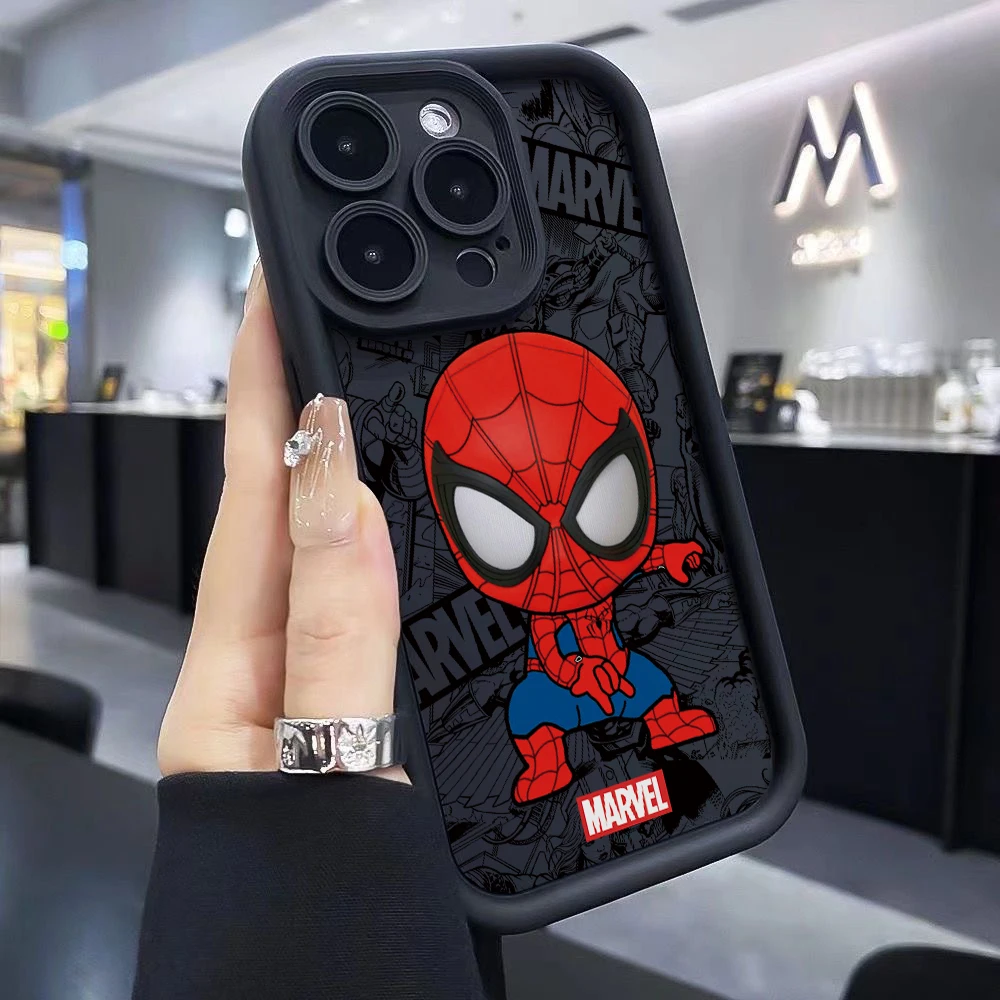 Marvels Spider-Man Venom Phone Case for Infinix Smart 9 8 7 Hot 50 40 30 i Itel P55 RS4 P36 A48 Tecno Spark Go 10 Pro 5G Cover