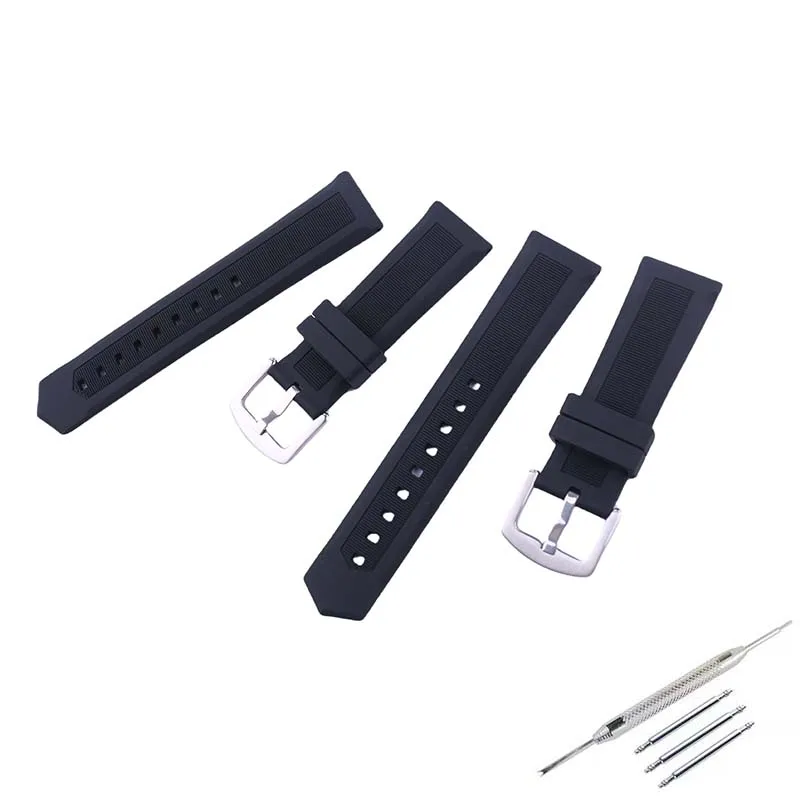 

22mm24mm Men's and women's silicone watch band Compatible for TAG Heuer F1 Gaya 8253G 8251G rubber strap belt buckle accessories