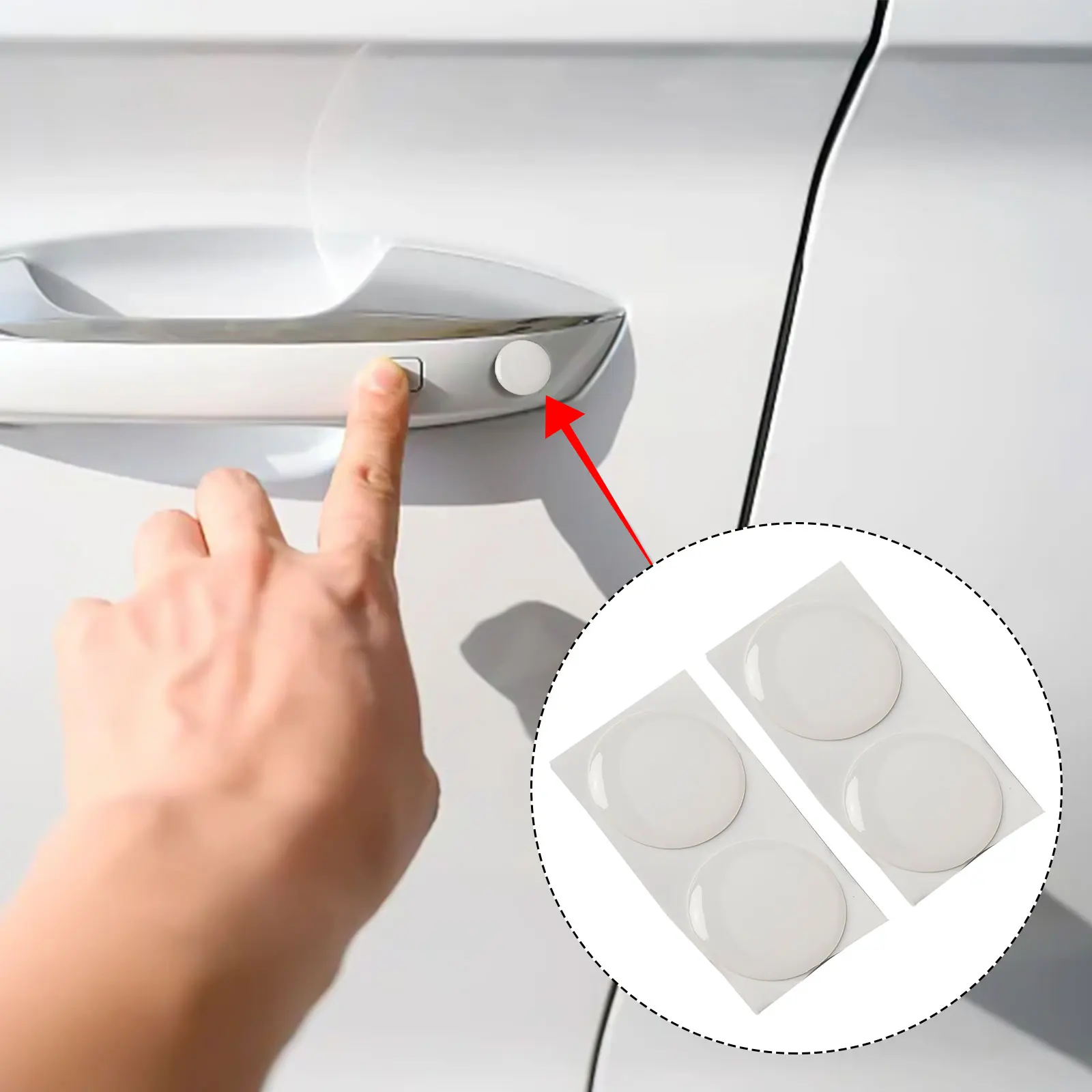 Защитите замочную скважину вашего автомобиля в стиле с помощью этой наклейки на дверной замок для BMW E46 E85 E60 F10 E39 F30 E36 F20 E87 E90 E70 X3